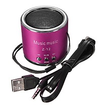 портативный мини динамик мр3, FM радио