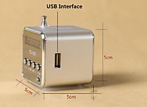 портативный МР3 плеер проводной, FMрадио,USB