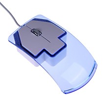 Прозрачная Светодиодные Оптическая Мышь lля Компьютера PC Ноутбук Desktop